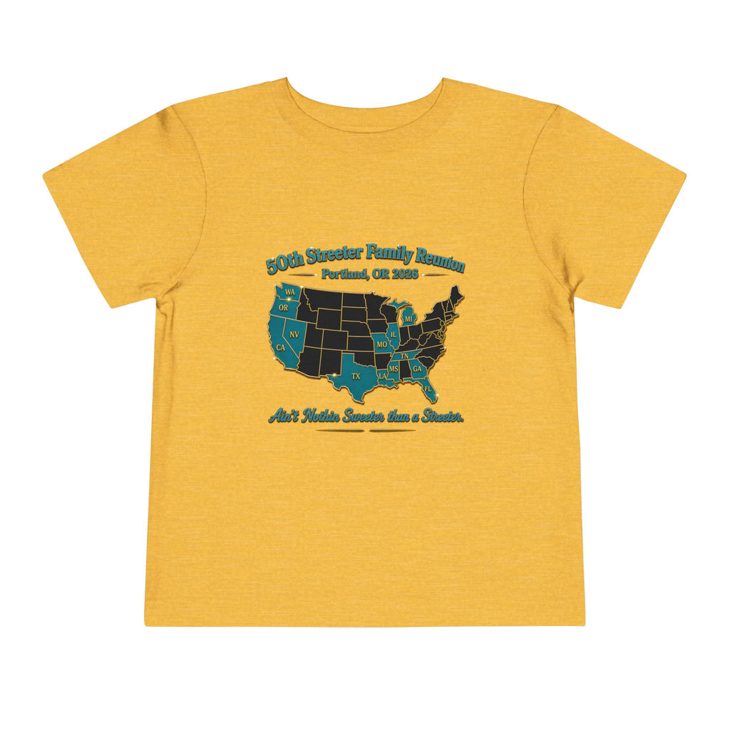 50th Streeter Family Reunion” Toddler Tee