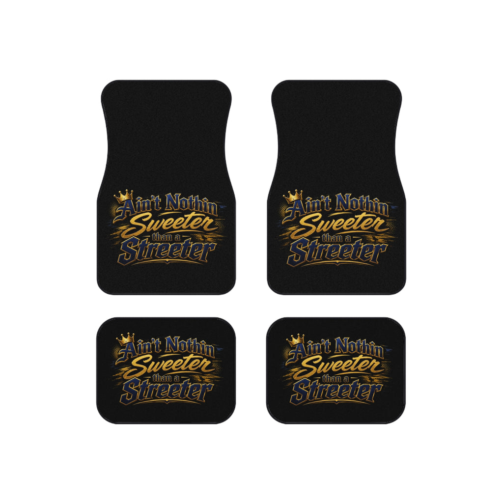 "Ain't Nothin Sweeter Than a Streeter" Car Floor Mat Set (4-Pack)