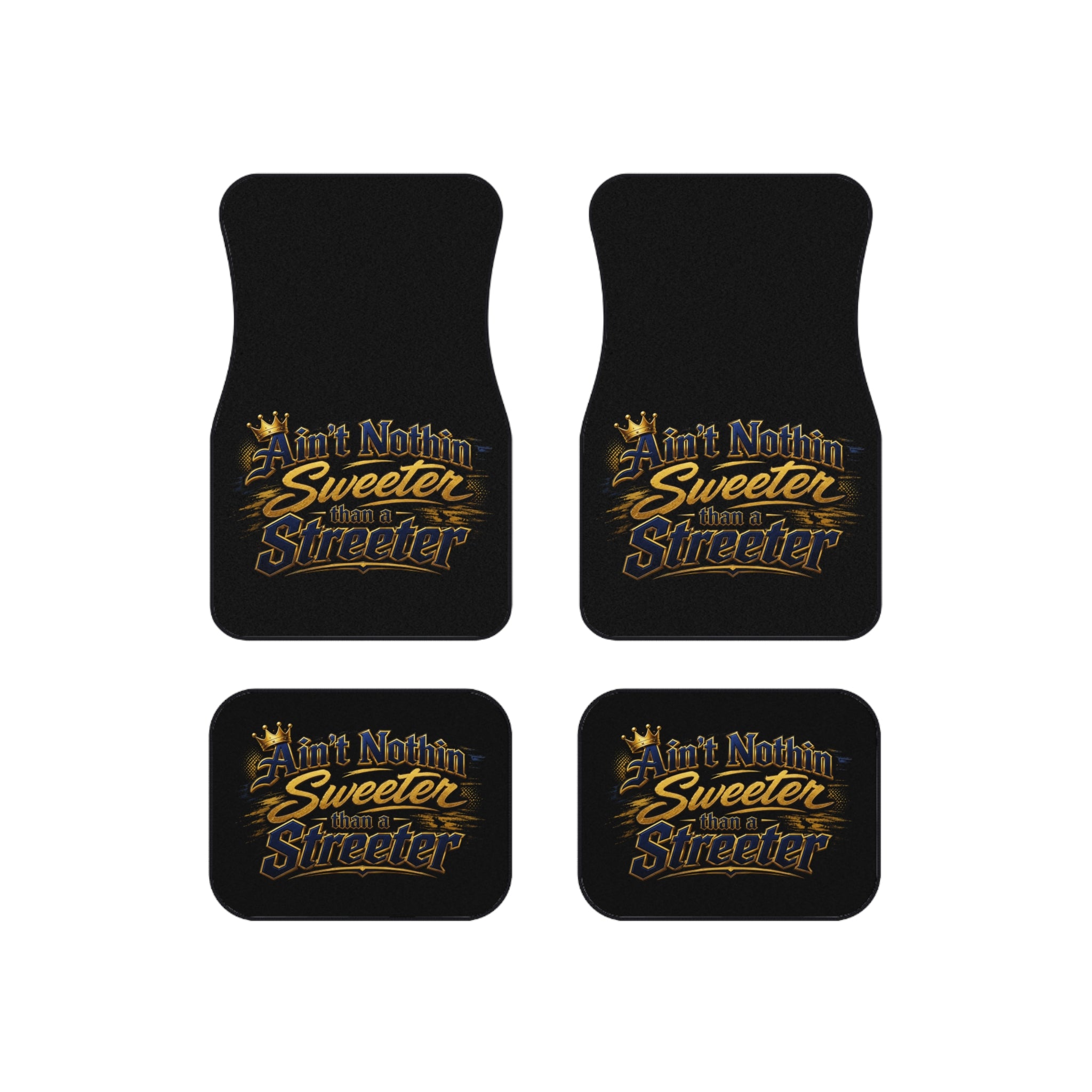 "Ain't Nothin Sweeter Than a Streeter" Car Floor Mat Set (4-Pack)