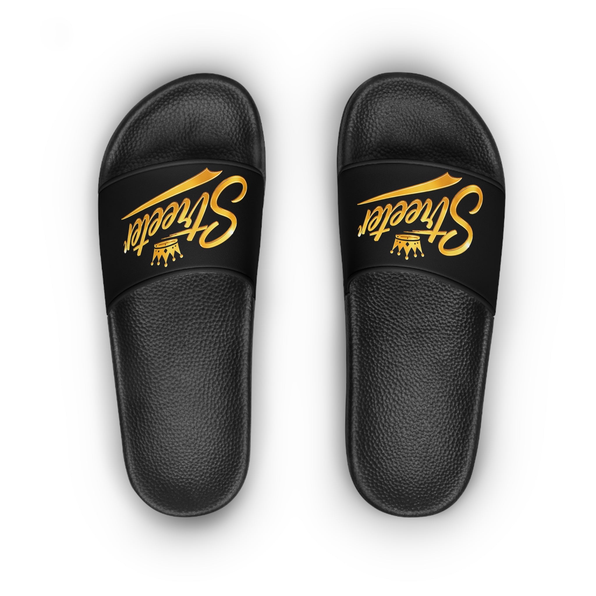 'Streeter” Black Slide Sandals for Women