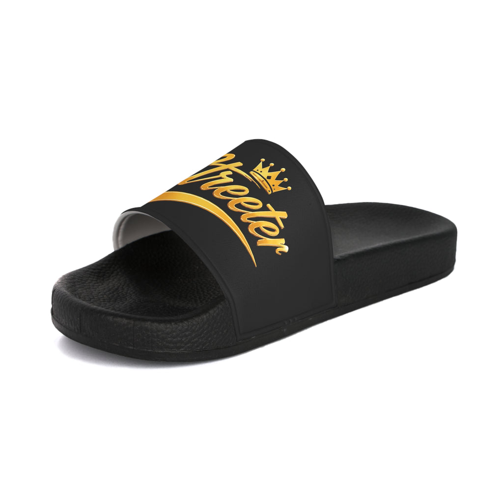 'Streeter” Black Slide Sandals for Women