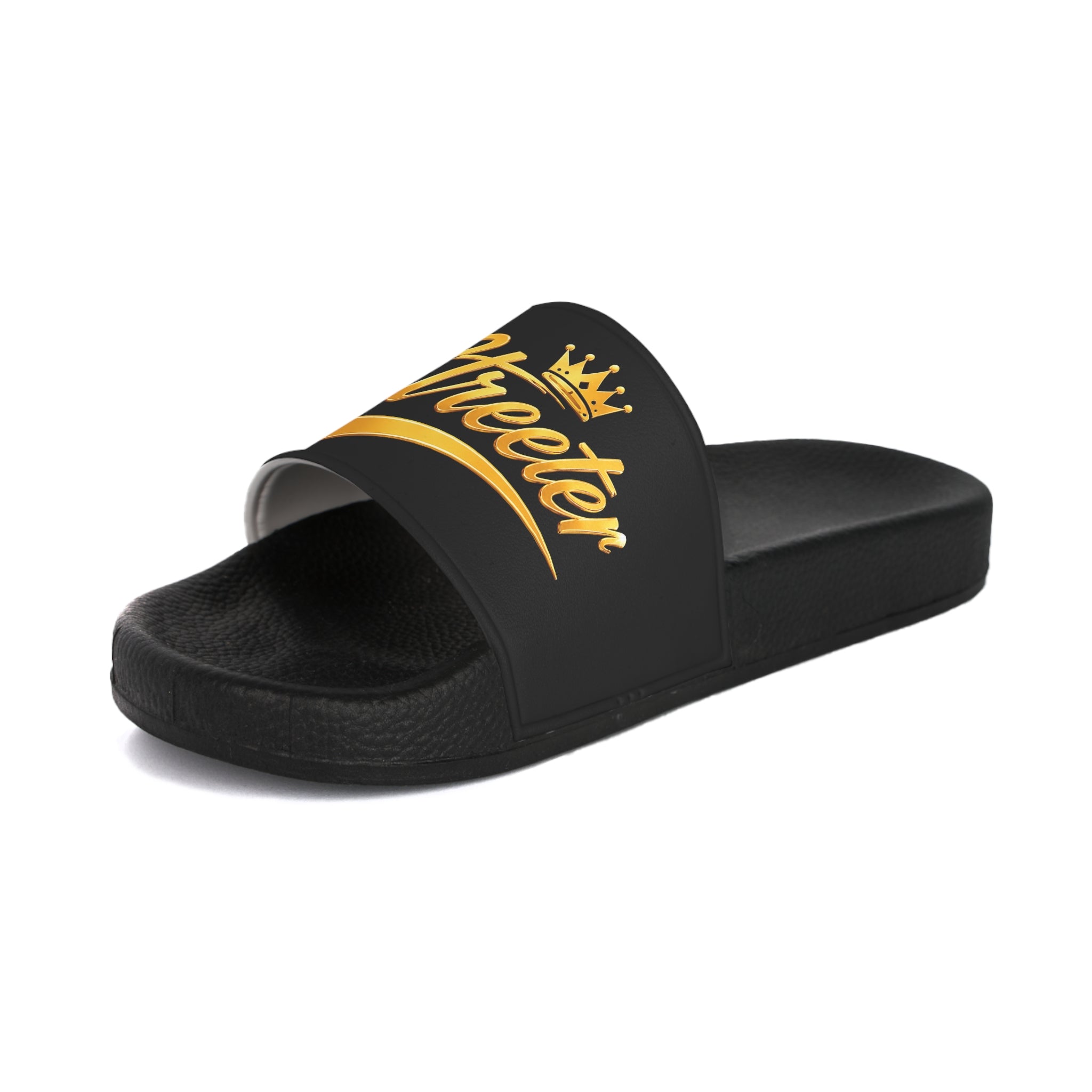 'Streeter” Black Slide Sandals for Women