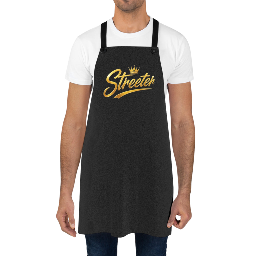 Streeter Gold Script Apron