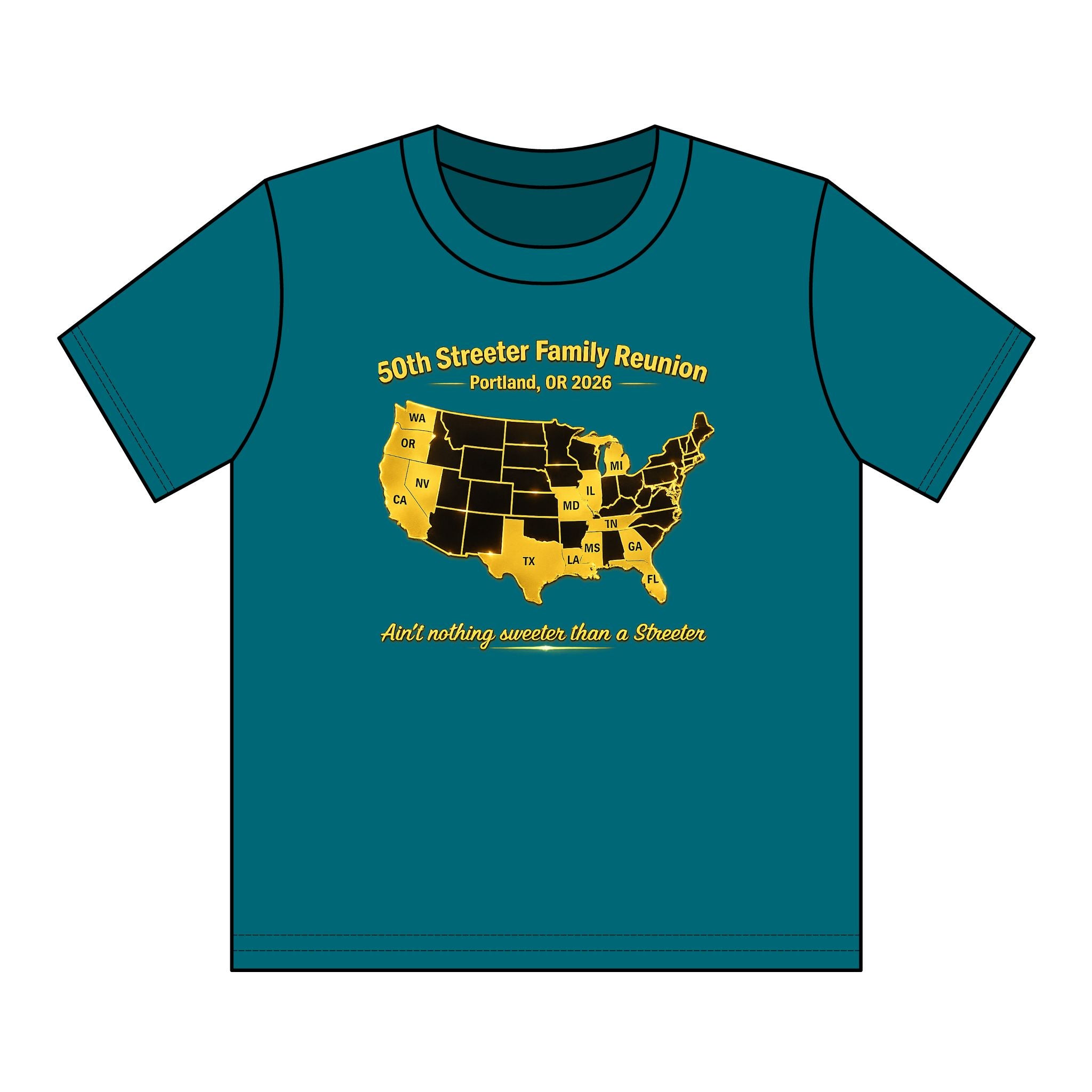 Streeter 50th Family Reunion Youth Tee |