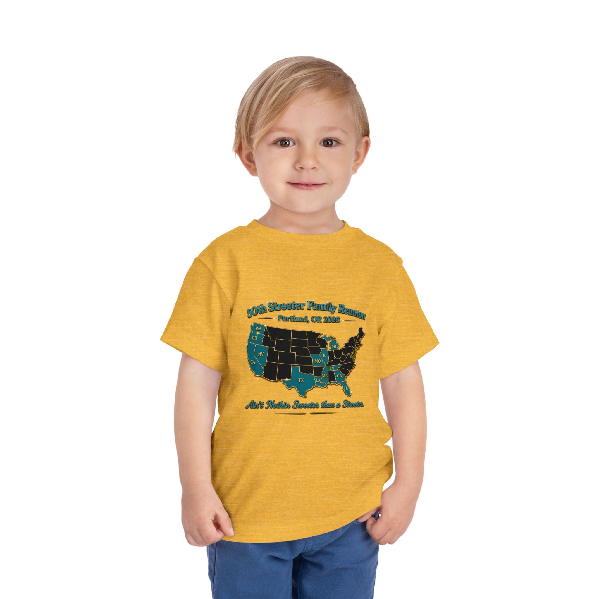 50th Streeter Family Reunion” Toddler Tee