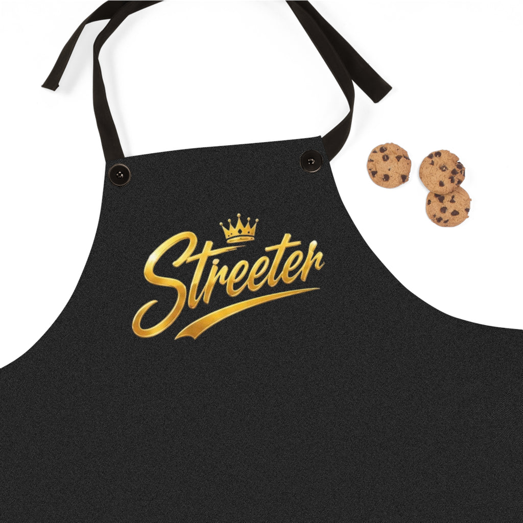 Streeter Gold Script Apron
