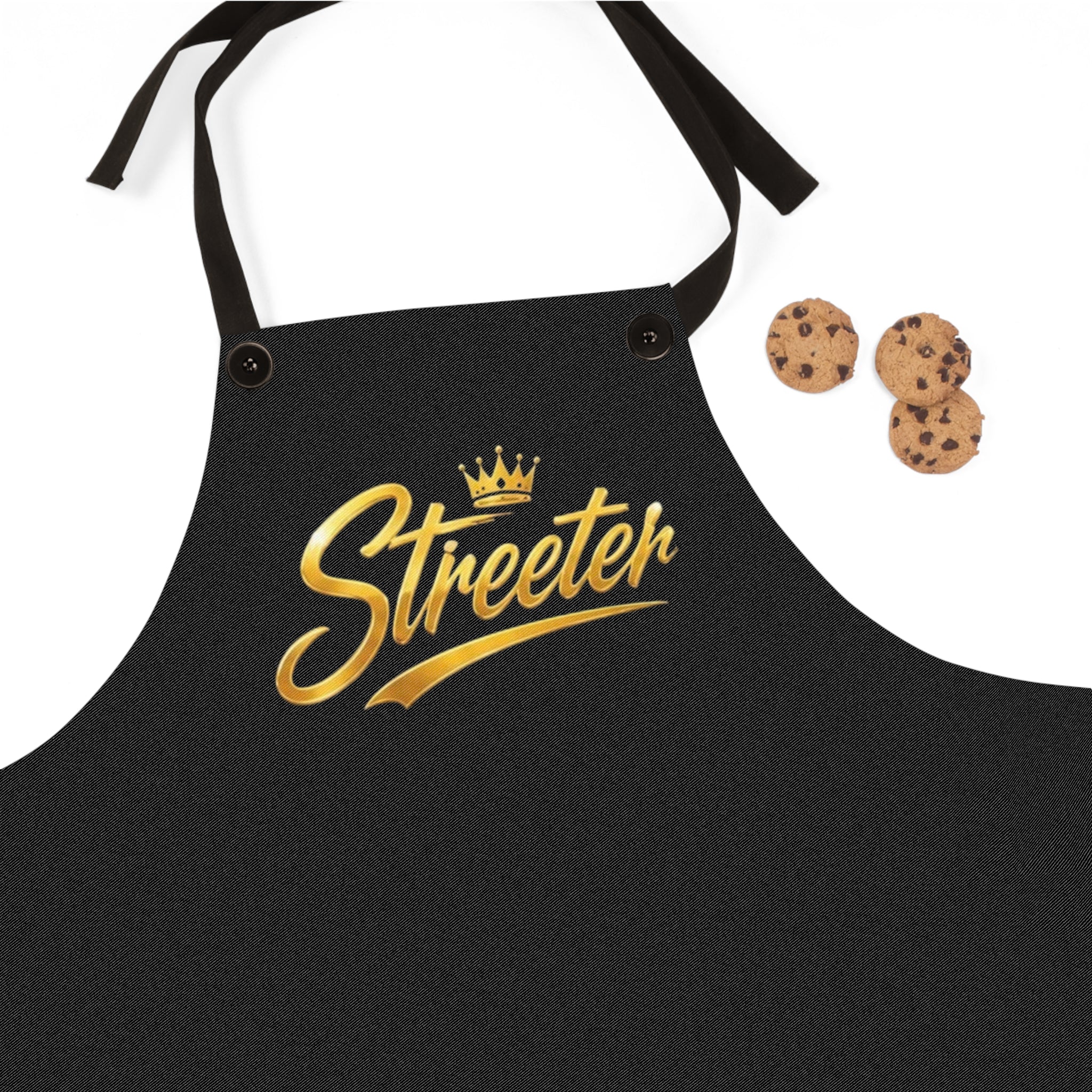 Streeter Gold Script Apron