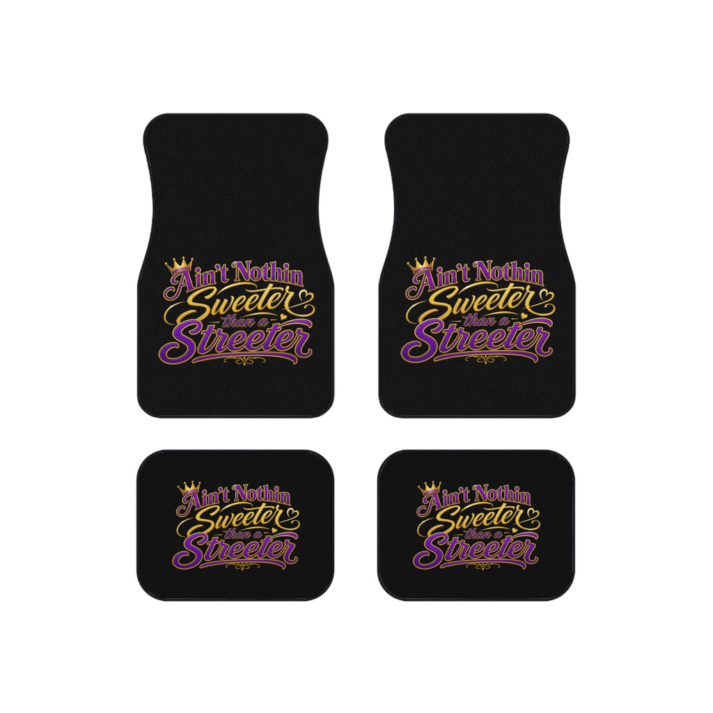 "Ain't Nothin Sweeter Than a Streeter" Floor Mat Set (Set of 4)