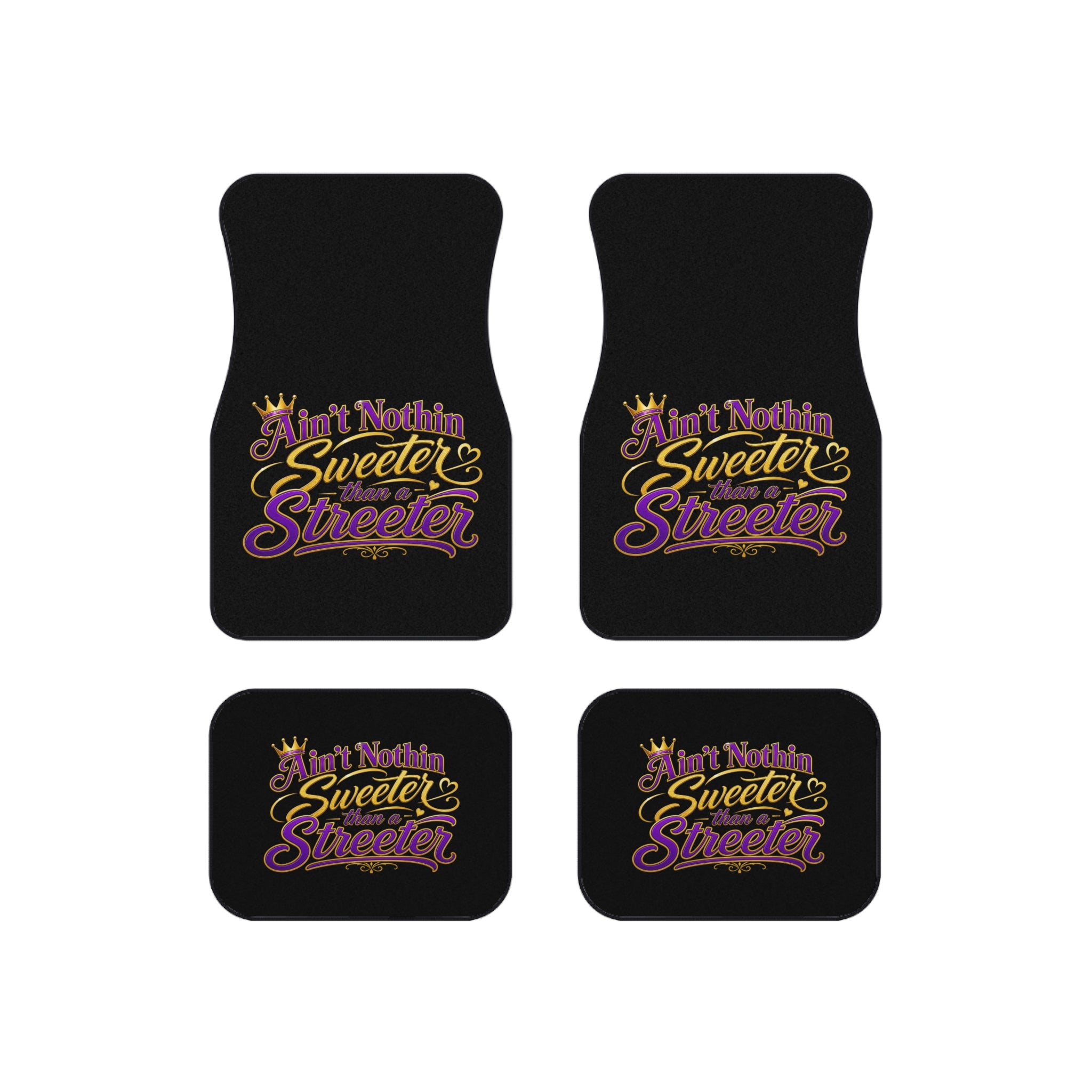 "Ain't Nothin Sweeter Than a Streeter" Floor Mat Set (Set of 4)