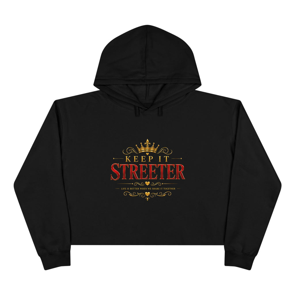 Keep It Streeter — Crop Hoodie