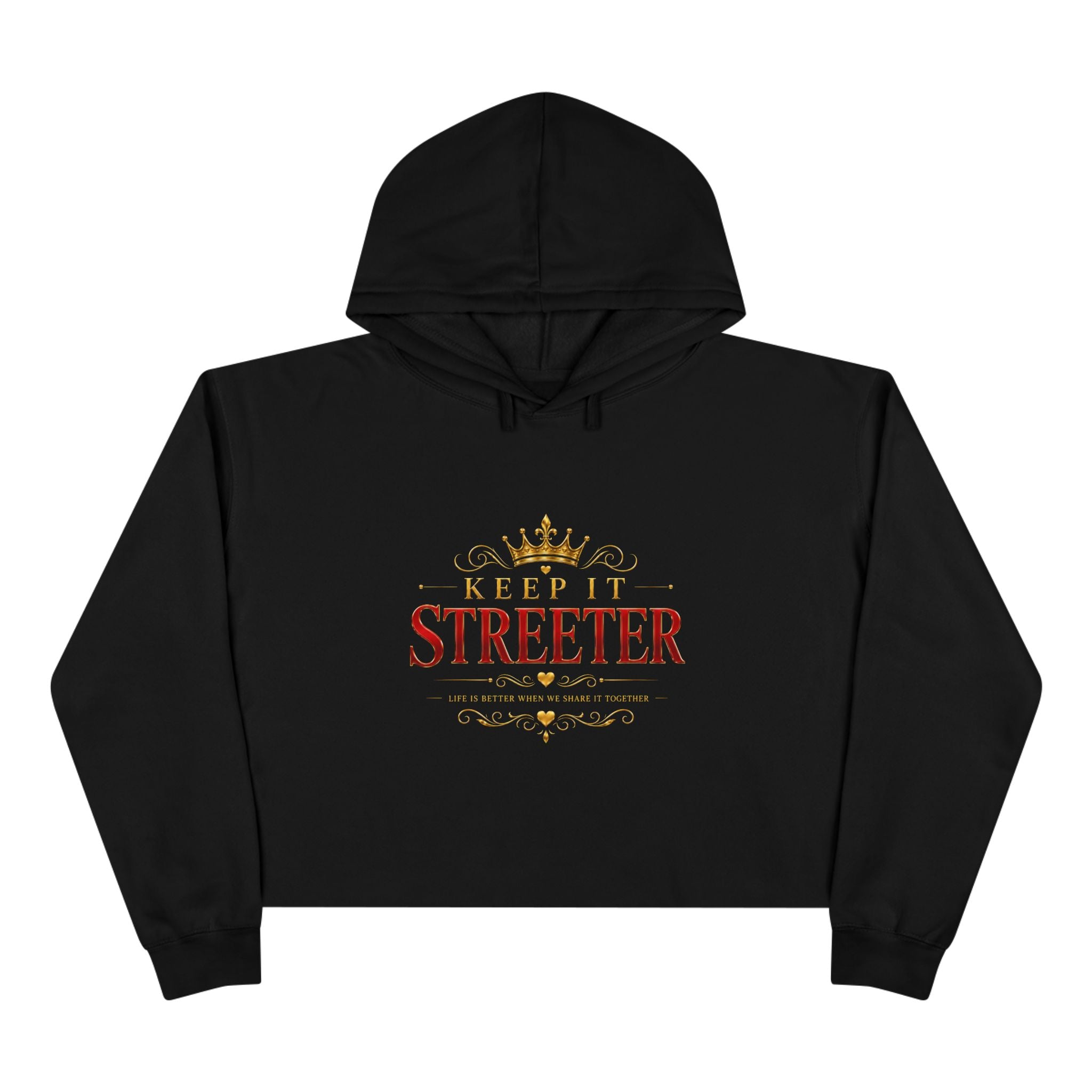 Keep It Streeter — Crop Hoodie