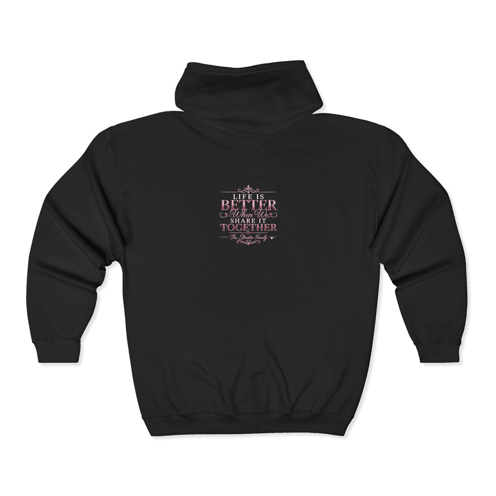 "Life is Better... Share It Together" Streeter — Zip Hoodie