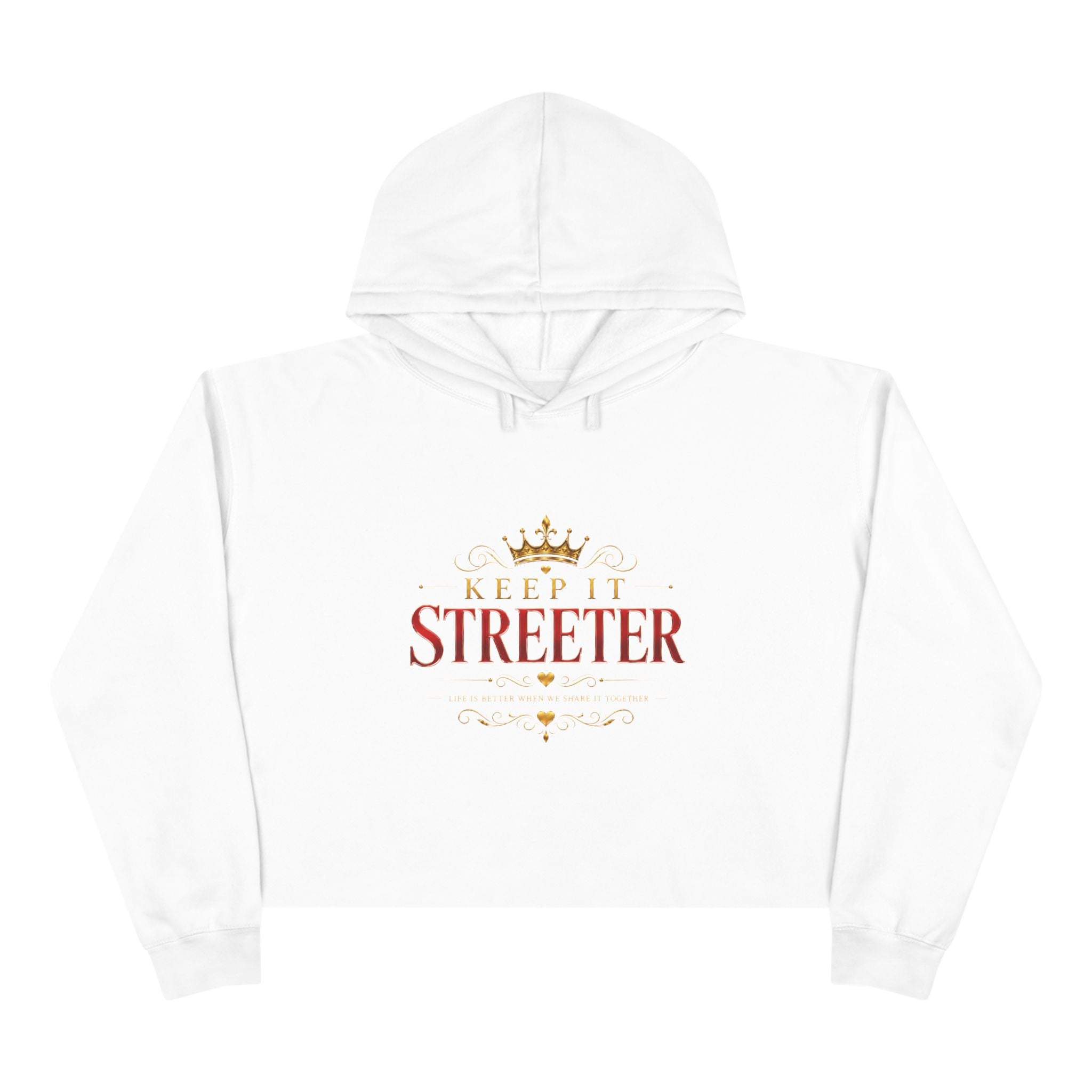Keep It Streeter — Crop Hoodie