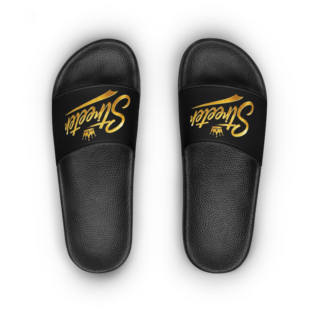 'Streeter” Black Slide Sandals for Women