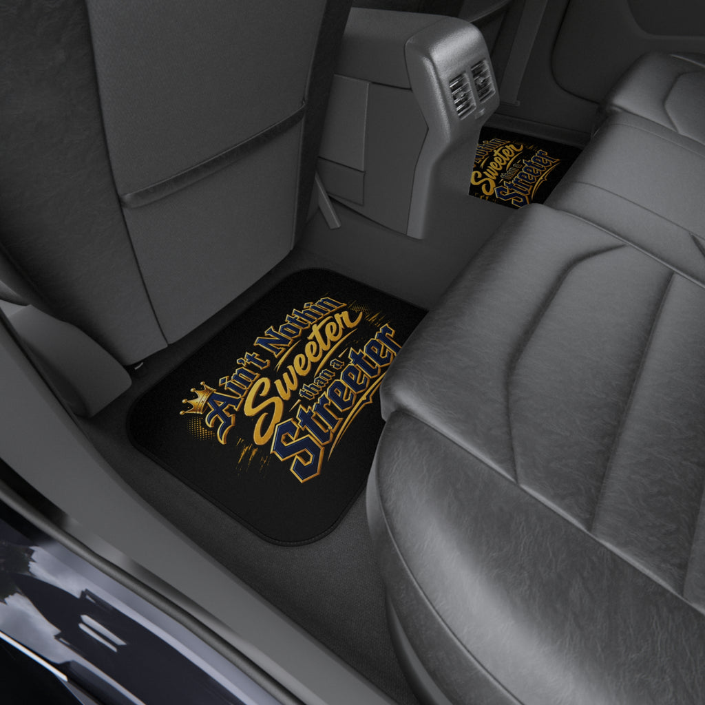 "Ain't Nothin Sweeter Than a Streeter" Floor Mat Set (Set of 4)