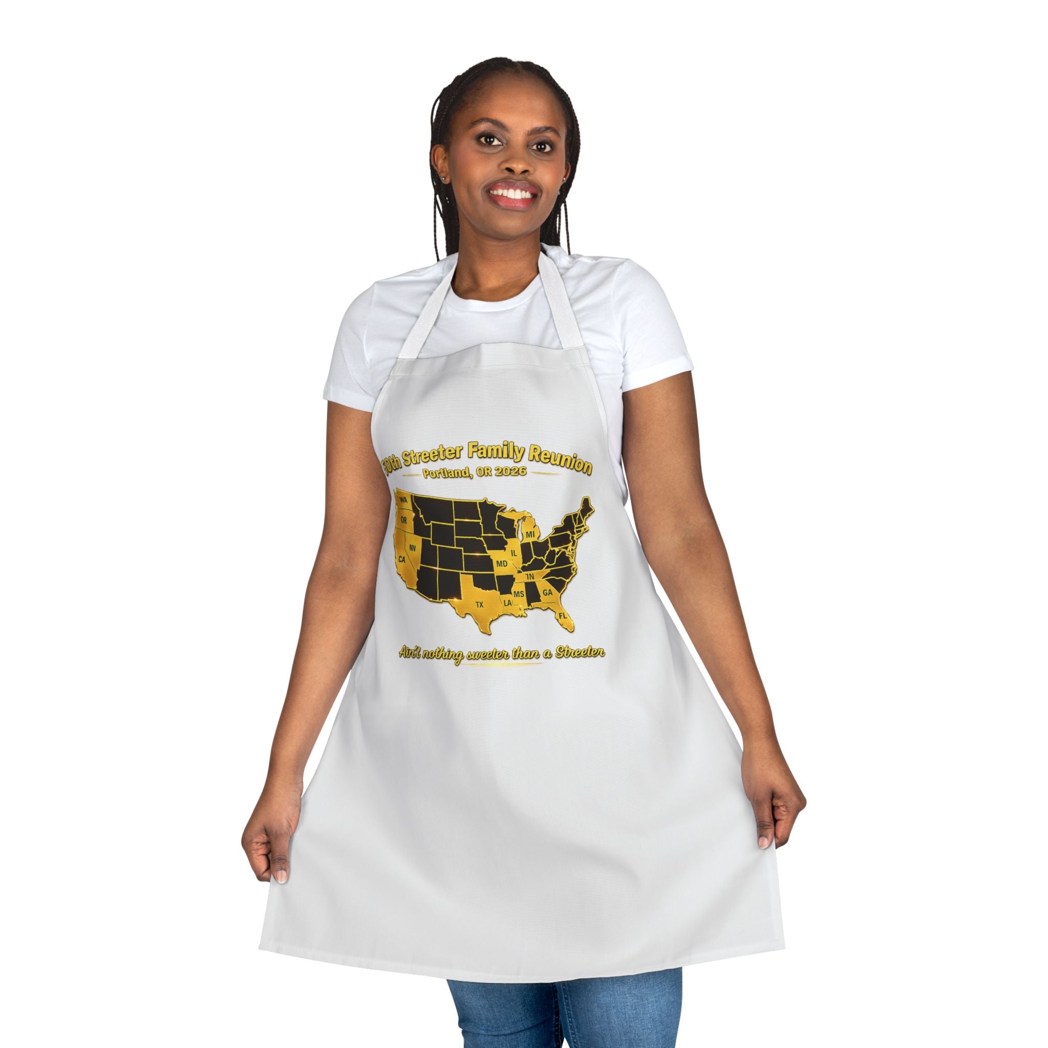 Family Reunion Apron — (Personalize Location)
