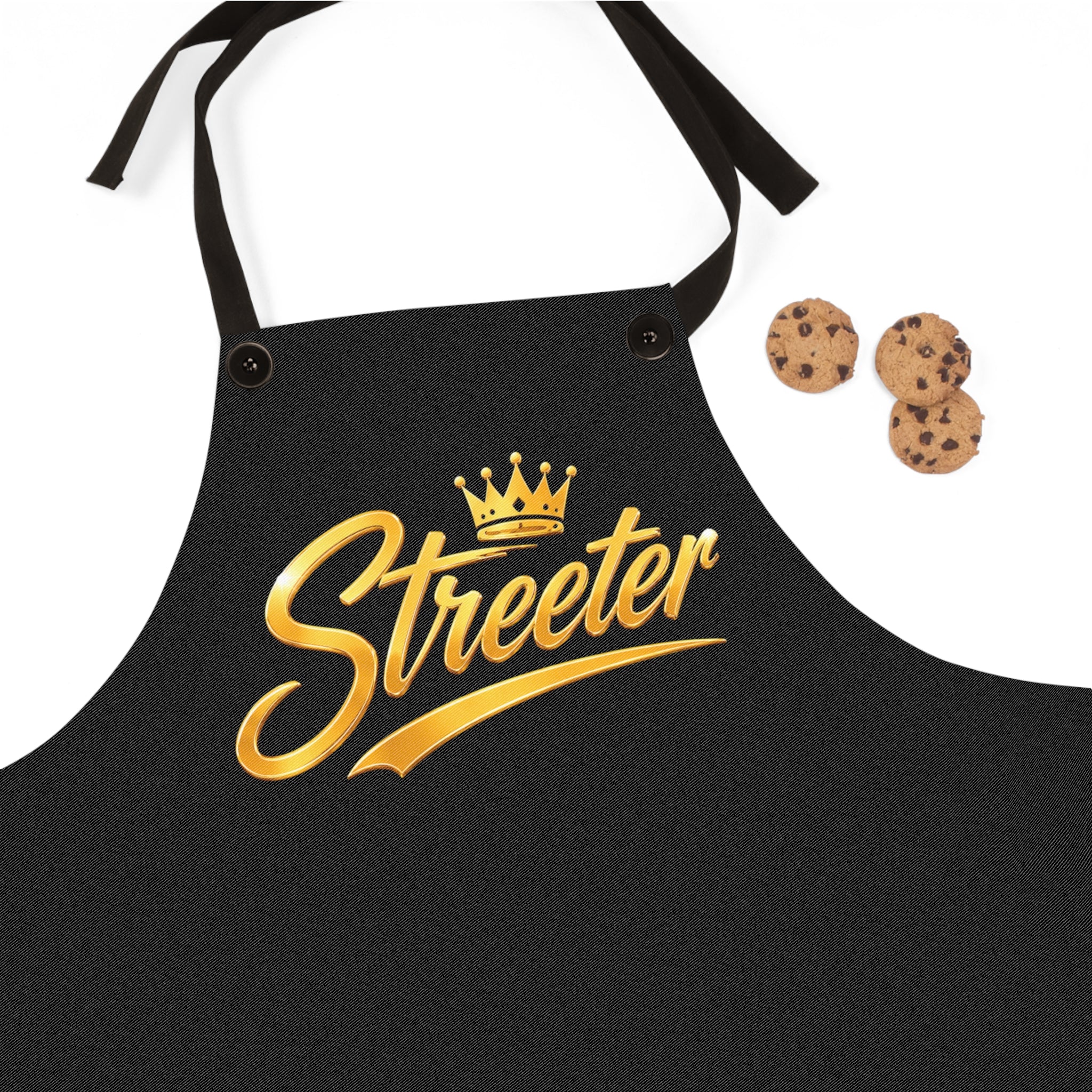 Streeter Gold Script Apron