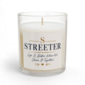 "Streeter" Monogram Glass Scented Candle (11oz)