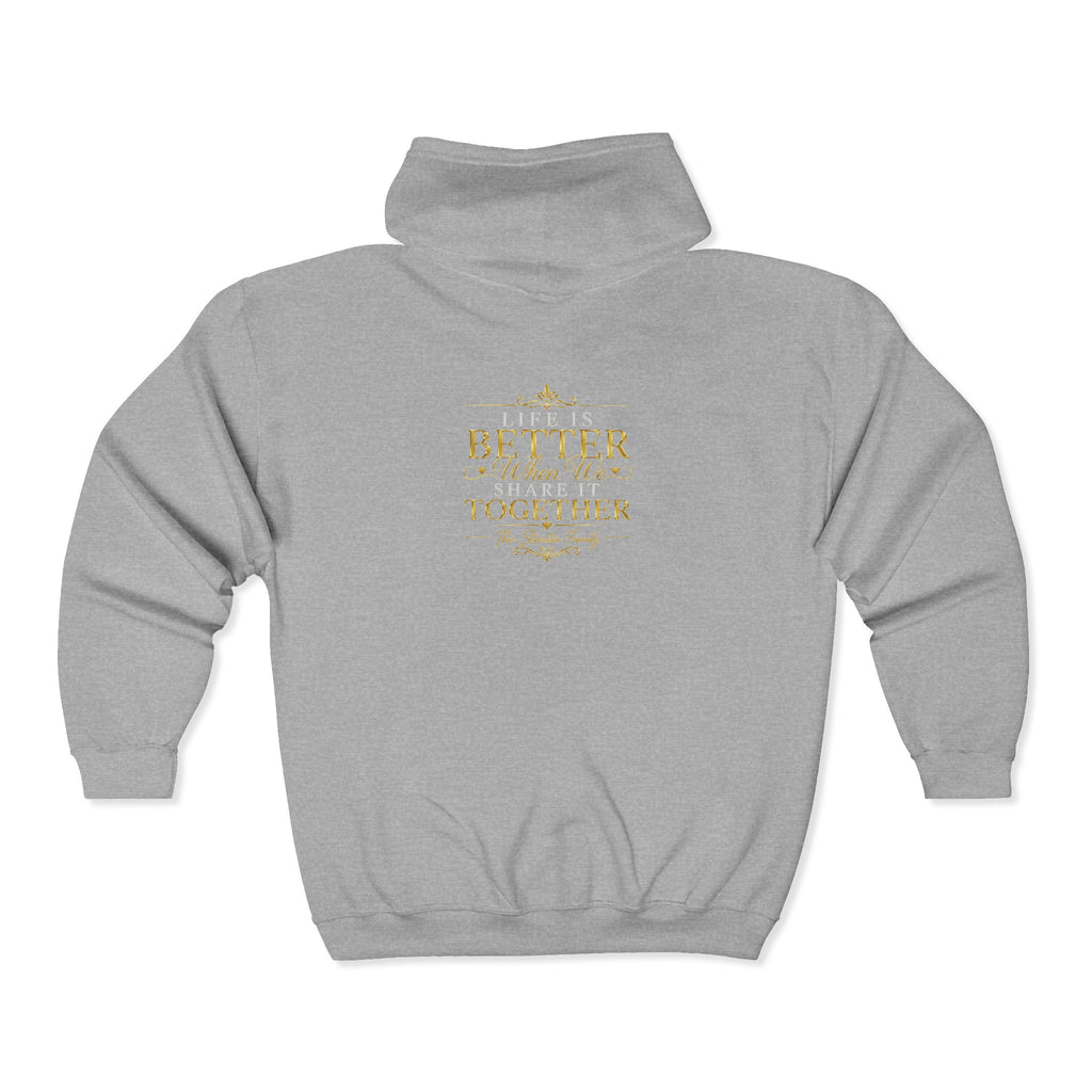 "Life is Better... Share It Together" Streeter — Zip Hoodie