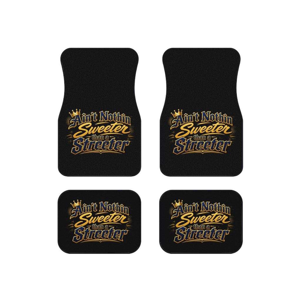 "Ain't Nothin Sweeter Than a Streeter" Floor Mat Set (Set of 4)