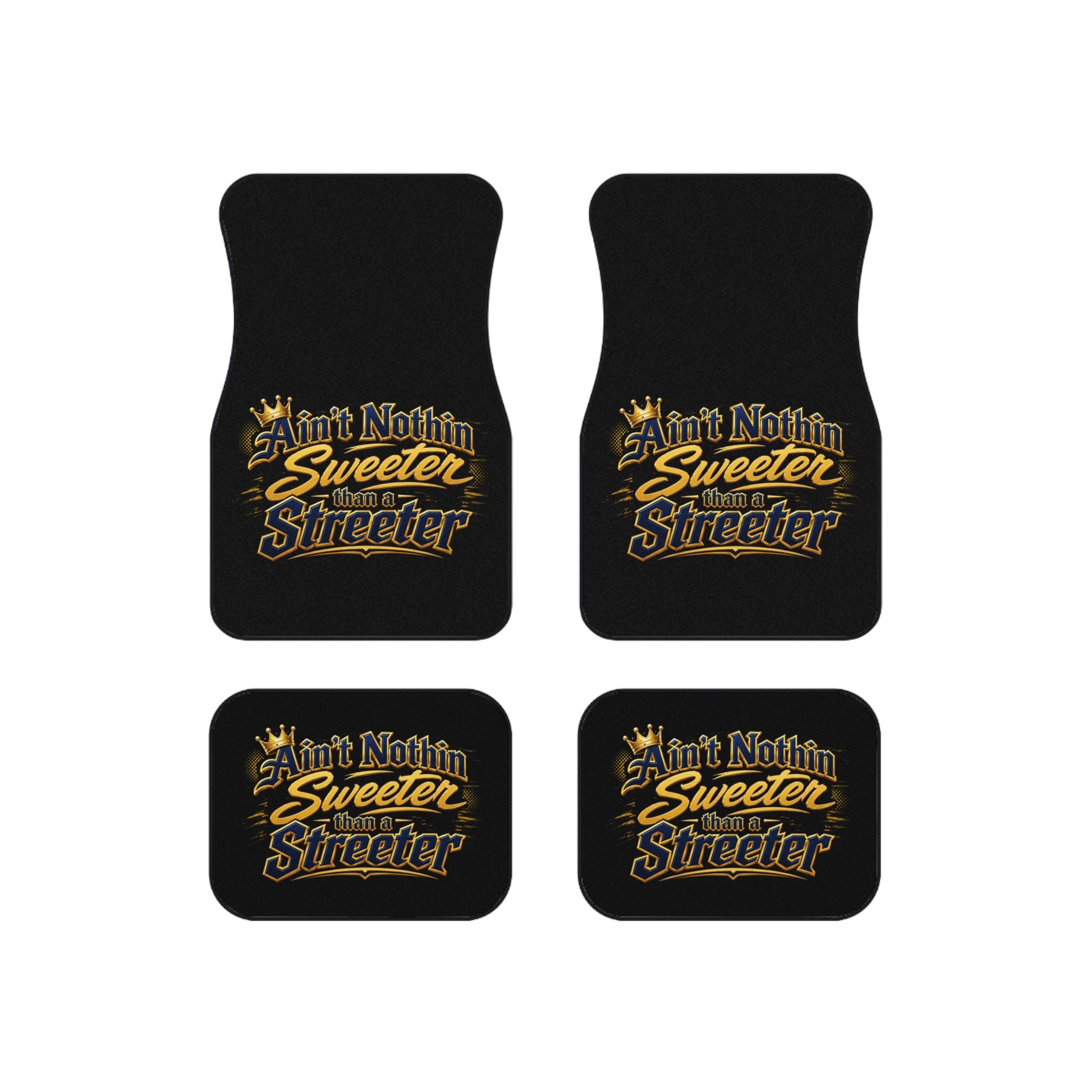 "Ain't Nothin Sweeter Than a Streeter" Floor Mat Set (Set of 4)