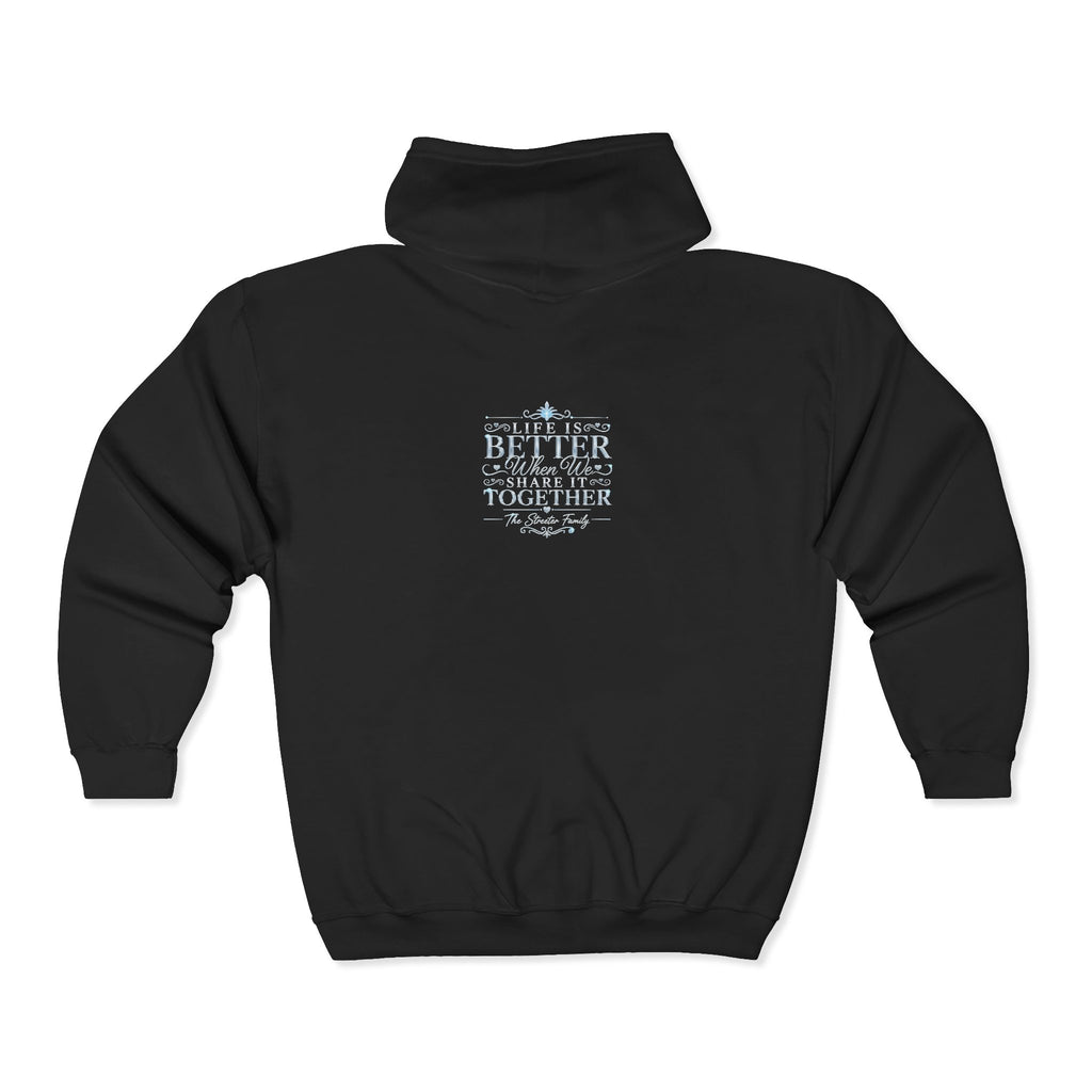 "Life is Better... Share It Together" Streeter — Zip Hoodie