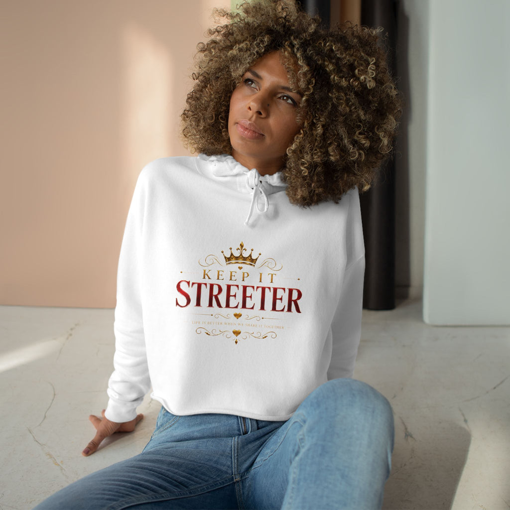 Keep It Streeter — Crop Hoodie
