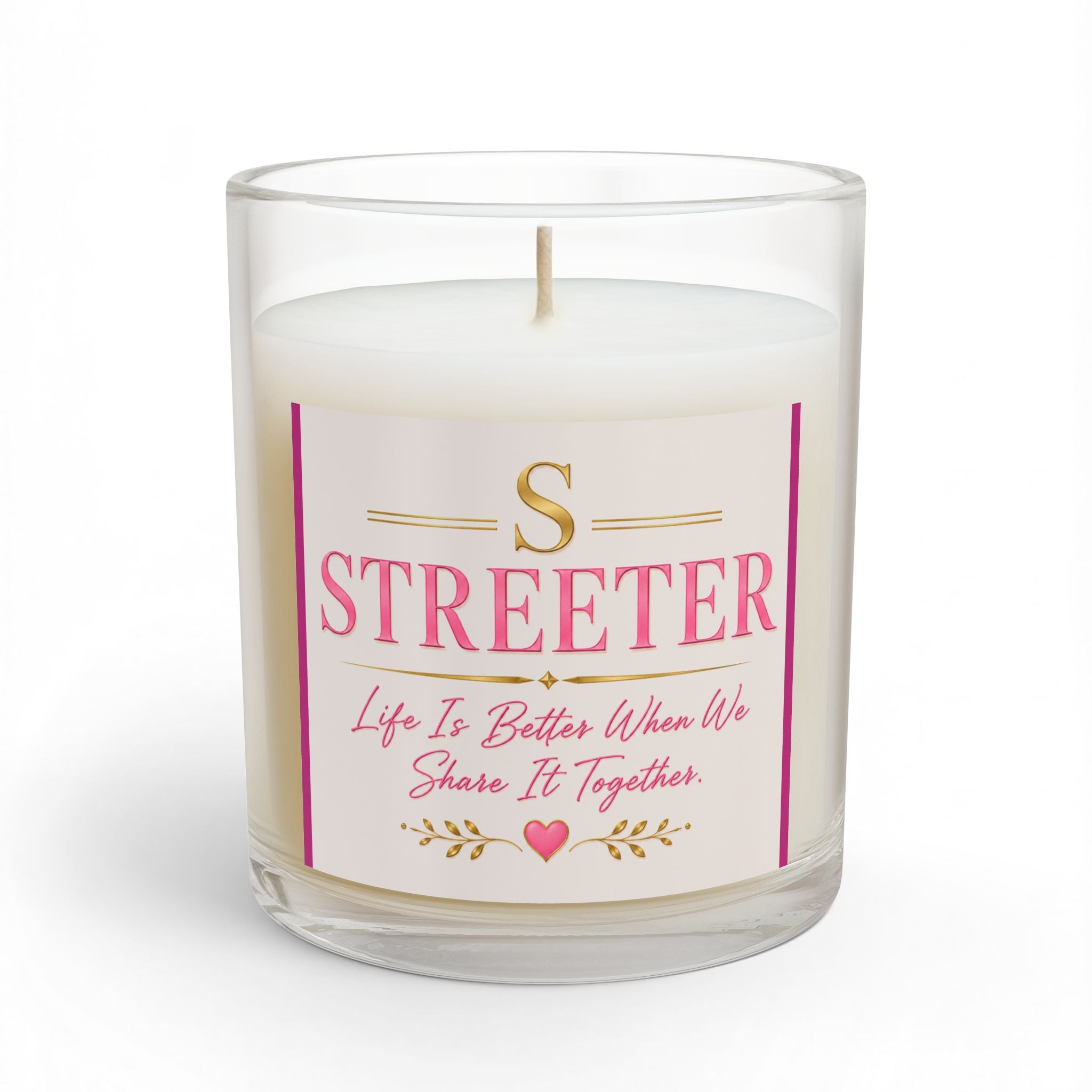 'Streeter' Monogram Scented Candle — 11 oz