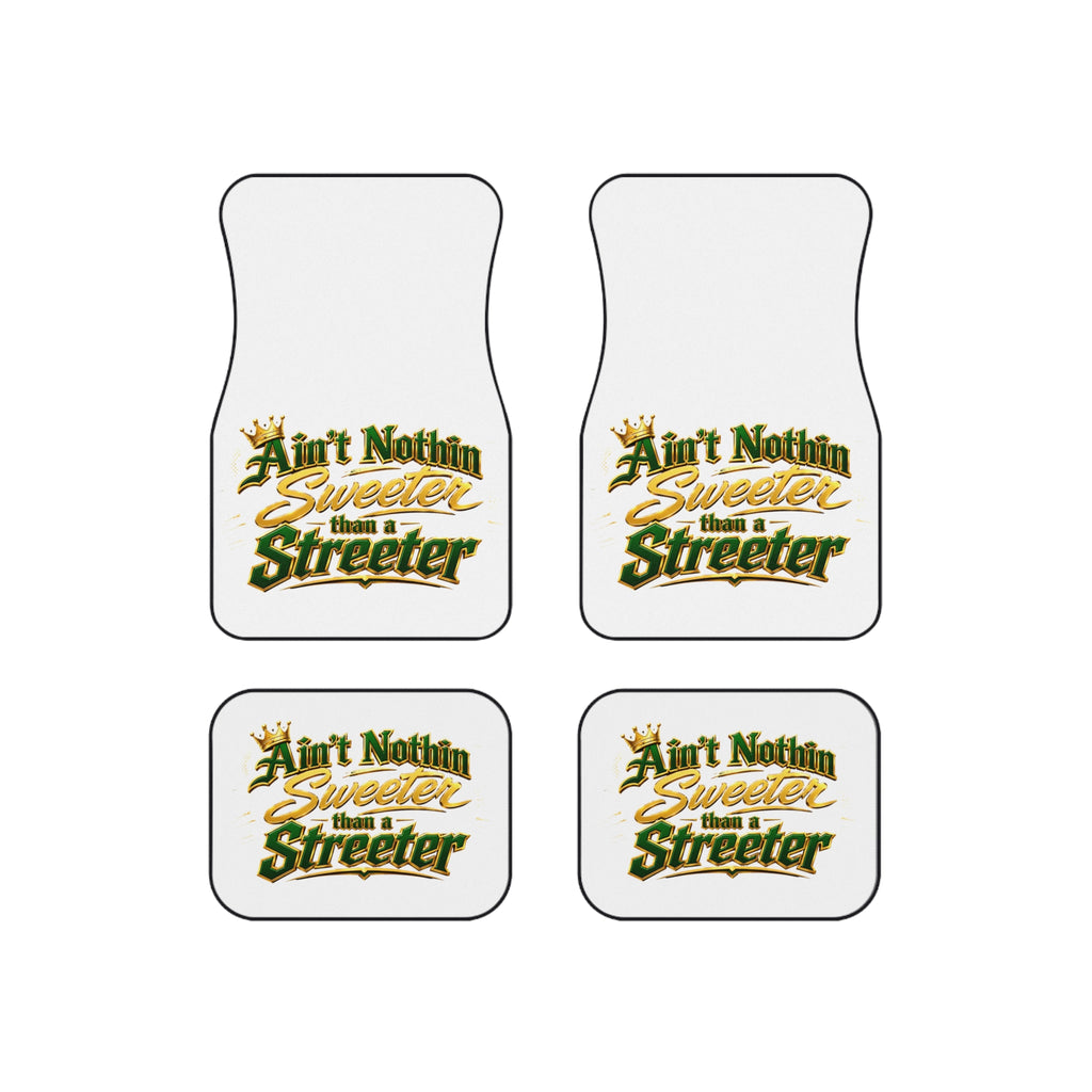 "Ain't Nothin Sweeter Than a Streeter" Floor Mat Set (Set of 4)
