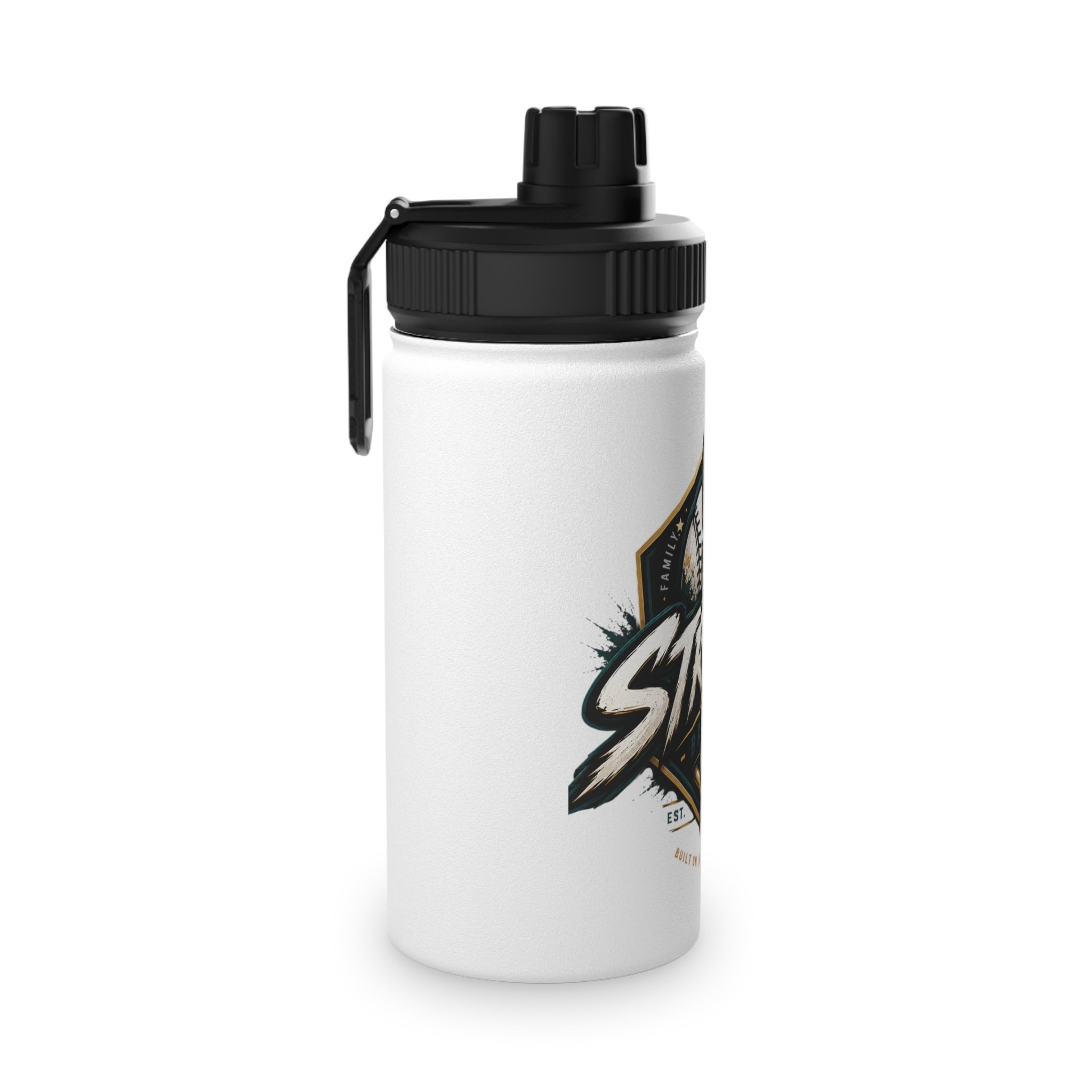 Baseball Stainless Steel Water Bottle — Sports Lid